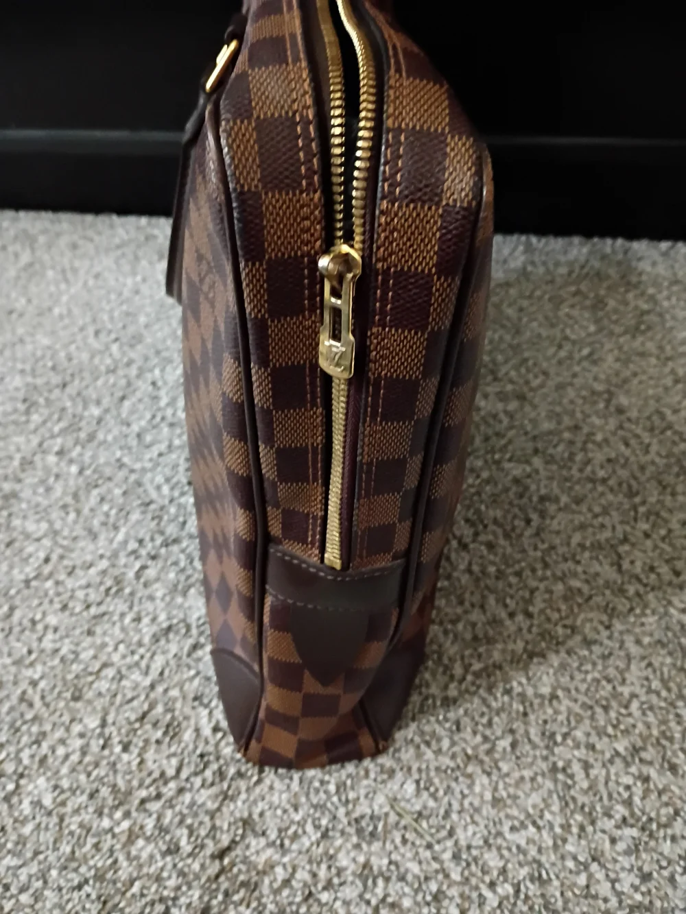 Louis Vuitton Damier Ebene Porte- Documents Voyage Briefcase With Dust Bag